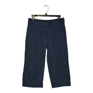 Z Universe black pin stripes cropped pants size 9